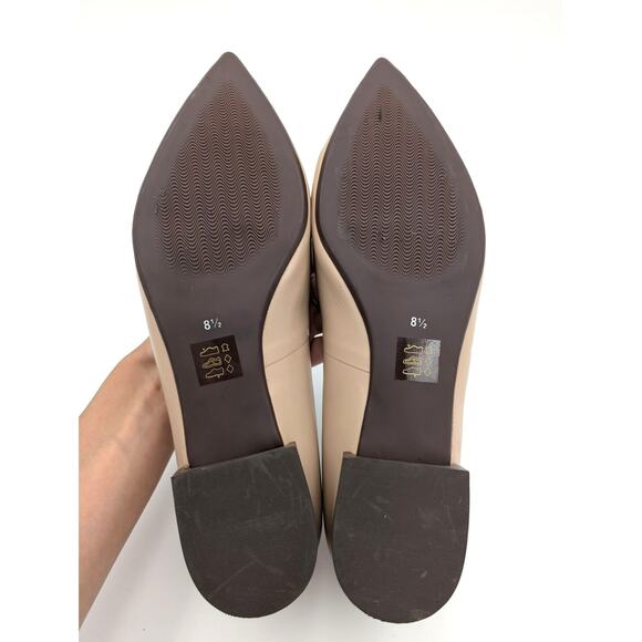 Marc Joseph New York Bianca Pointed Toe Pump Women's Beige Size US8.5 EU39 - Picture 8 of 13